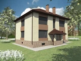 Проект дома до 300 кв м  2 этажа E-016 E-016