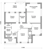 Проект современного дома 150 кв B-058 B-058