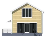Проект каркасного дома до 100 м2 A-092 A-092