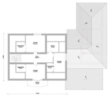 Проект дома с баней и бассейном F-008 F-008