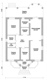 Проект дома с террасой 200 м C-036 C-036