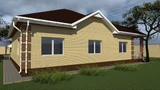 Проект дома 200 кв с гаражом C-060 C-060